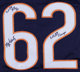 Mark Bortz Signed Bears Jersey Inscribed SB XX Champs,2xP.B. & All-Pro (JSA COA)