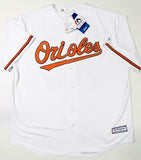 Frank Robinson Autographed Orioles White Majestic Jersey w/ HOF - JSA W Auth