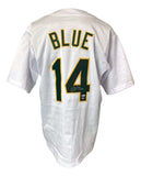 Vida Blue Oakland Signed White Baseball Jersey Sports Integrity