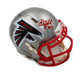 Drake London Signed Atlanta Falcons Speed Flash NFL Mini Helmet