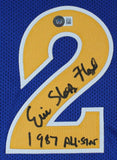 Eric "Sleepy" Floyd Signed Golden State Warriors Jersey (Beckett) 1987 All Star