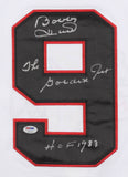 Bobby Hull Signed Blackhawks Reebok Jersey Inscibed The Golden Jet & HOF 83 PSA