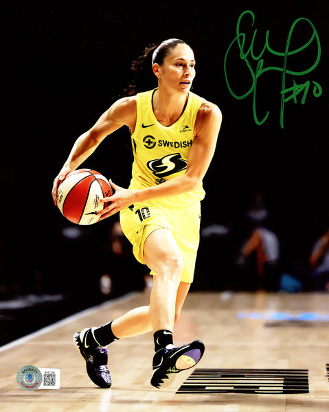 SUE BIRD AUTOGRAPHED 8X10 PHOTO SEATTLE STORM BECKETT BAS QR STOCK #214842