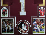 FRAMED FLORIDA STATE SEMINOLES KELVIN BENJAMIN AUTOGRAPHED JERSEY JSA COA