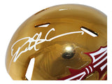 Deion Sanders Signed Florida State Seminoles Chrome Mini Helmet BAS 28229