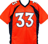 Javonte Williams Autographed Orange Pro Style Jersey- Beckett W Hologram