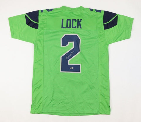 Drew Lock Signed Seahawks Jersey (Beckett) Seattle Quarterback / Missouri Tiger