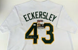 Dennis Eckersley Signed Oakland A's Jersey (JSA COA) 6xAll Star Pitcher / H.O.F.