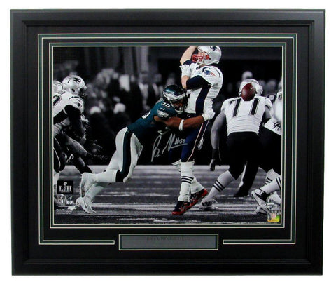 Brandon Graham Eagles Autographed/Signed 16x20 Photo Framed Fanatics 138953