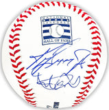 Ken Griffey Jr Ichiro Suzuki Mariners Signed Hall Of Fame Logo Baseball BAS ITP