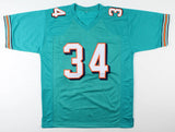 Ricky Williams Signed Miami Dolphins Jersey (Beckett) 2002 NFL Rushing Leader