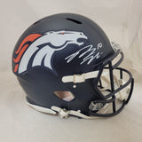 BO NIX SIGNED DENVER BRONCOS F/S 2024 SPEED AUTHENTIC HELMET BECKETT QR