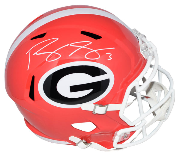 ROQUAN SMITH SIGNED GEORGIA BULLDOGS FULL SIZE SPEED HELMET BECKETT