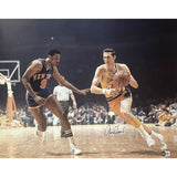 Jerry West Autographed/Signed Los Angeles Lakers 16x20 Photo Beckett 46529