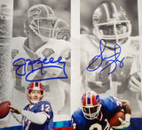 BILLS TEAM GREATS AUTOGRAPHED 16X20 PHOTO 4 SIGS KELLY THOMAS BECKETT 191970