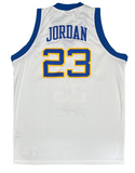 Michael Jordan Autographed Authentic Laney High School Jersey UDA LE 123