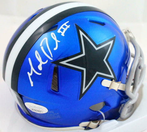 Marion Barber Autographed Dallas Cowboys Flash Speed Mini Helmet-JSA W *White