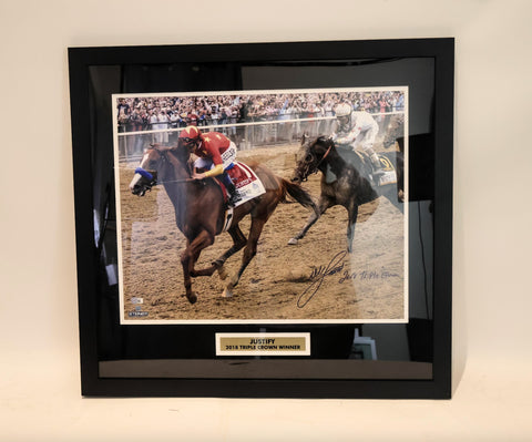 Justify Signed Michael Smith 16x20 Photo Framed - Steiner