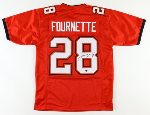 Leonard Fournette Signed Tampa Bay Buccaneers Jersey Super Bowl Champ / Beckett