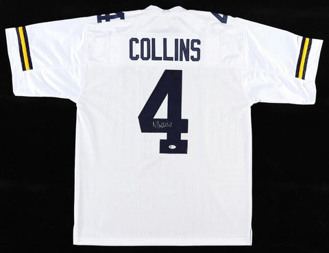 Nico Collins Signed Michigan Wolverine Jersey (Beckett) Houston Texans Reciever