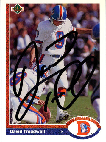 David Treadwell Signed 1991 Upper Deck #496 Trading Card Beckett 44803