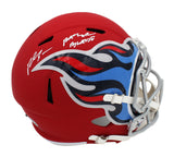 Rashaan Evans Signed Tennessee Titans Speed Full Size AMP NFL Helmet Inscription