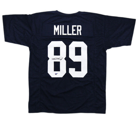 Heath Miller Autographed/Signed Virginia Navy Custom Jersey