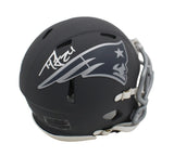 Ty Law Signed New England Patriots Speed Slate NFL Mini Helmet