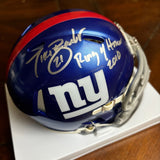 Tiki Barber Autographed Signed New York Giants Mini Helmet Ring of Honor Beckett