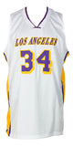 Shaquille O'Neal Signed Custom White Pro Style Basketball Jersey JSA