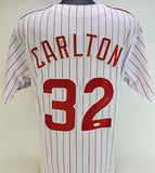 Steve Carlton Signed Philadelphia Phillies Jersey (JSA COA) 4xCy Young Winner