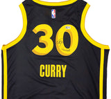 WARRIORS STEPHEN CURRY AUTOGRAPHED NIKE JERSEY 48 WARDELL BECKETT 234085