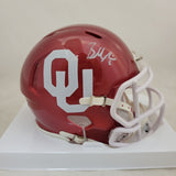 BAKER MAYFIELD SIGNED OKLAHOMA SOONERS SPEED MINI HELMET BECKETT QR