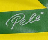 Pele Signed Yellow Brazil Soccer Jersey BAS