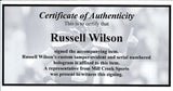 Seahawks Russell Wilson Autographed Blue Authentic Nike Elite Jersey RW 37292