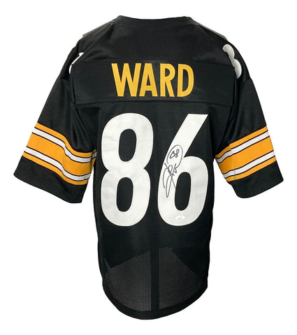 Hines Ward Pittsburgh Signed Black Football Jersey JSA ITP