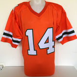 Vinny Testaverde Signed Miami Hurricanes Jersey (JSA COA) 2xPro Bowl Q.B.