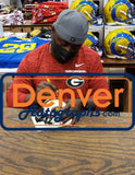 Garrison Heart Autographed San Francisco 49ers Lunar Mini Helmet Beckett 35570