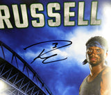 RUSSELL WILSON AUTOGRAPHED 24X36 COSTACOS BROTHERS POSTER SEAHAWKS RW 111010