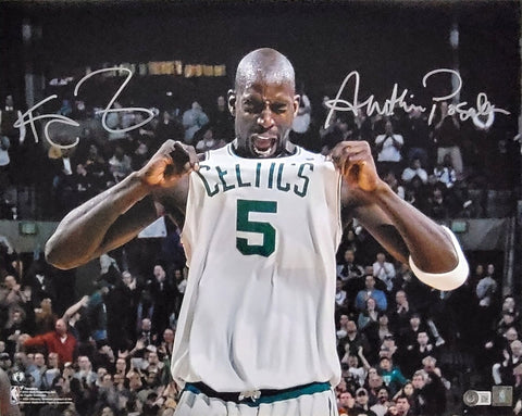 Kevin Garnett Signed Celtics 16x20 Photo W/ Anything is Possible Beckett