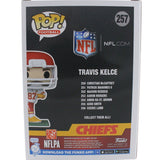 Travis Kelce Autographed/Signed Kansas City Chiefs Funko Pop! #257 Beckett 49092