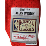 Allen Iverson Signed Philadelphia 76ers Mitchell&Ness Red Beckett 44407