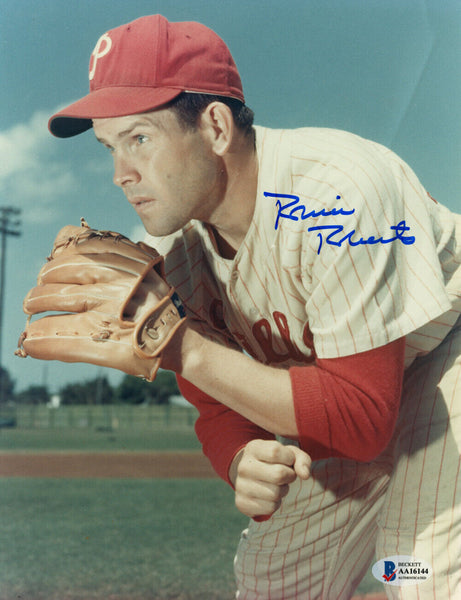 Robin Roberts Autographed Philadelphia Phillies 8x10 Photo Beckett 48186