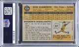 Pirates Roberto Clemente 1960 Topps #326 Card Graded VG-EX-4 PSA Slabbed