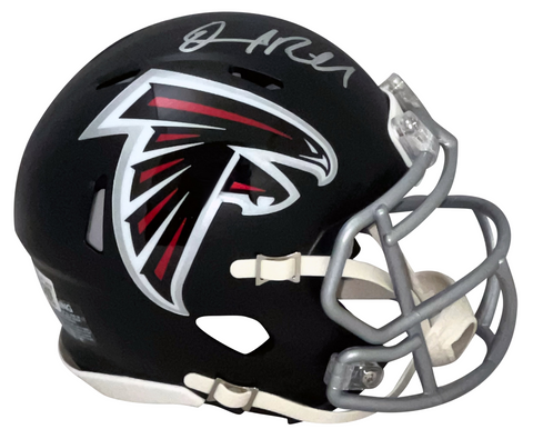 DESMOND RIDDER AUTOGRAPHED SIGNED ATLANTA FALCONS SPEED MINI HELMET BECKETT