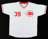 Dave Parker Signed Cincinnati Reds White Home Jersey Inscribed "Cobra" (JSA COA)