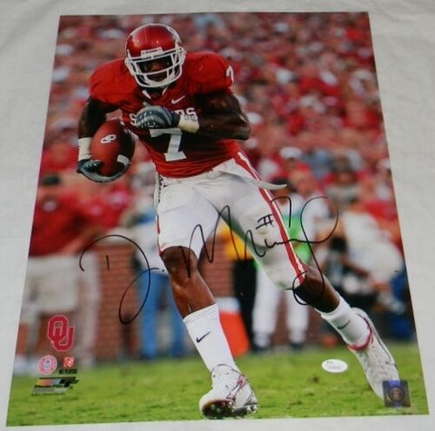 DEMARCO MURRAY AUTOGRAPHED SIGNED OU OKLAHOMA SOONERS 16x20 PHOTO JSA