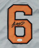 Ryan Mountcastle Signed Orioles Gray Road Jersey (JSA COA) Baltimore #1 Prospect