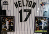 Signed Todd Helton 2007 World Series Jersey "HOF '24" inscription - TriStar COA