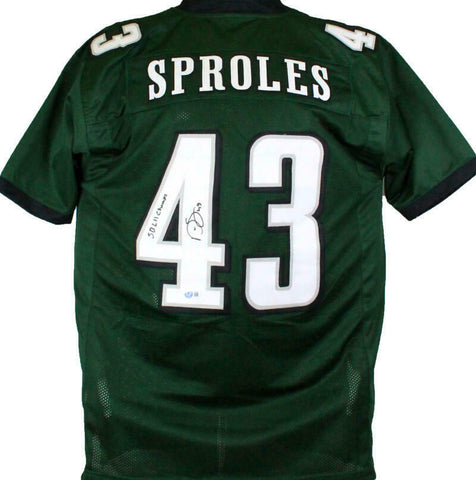 Darren Sproles Autographed Green Pro Style Jersey w/SB Champs-Beckett W Hologram